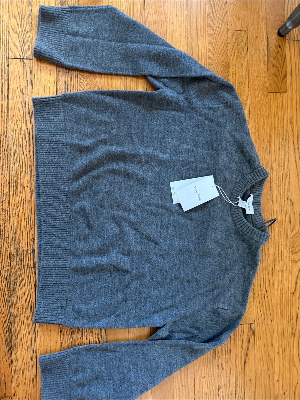 Dark Grey boxy sweater - Picture 2 of 4